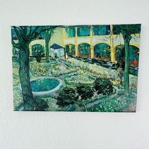 💕iCANVAS💕 By Vincent Van Gogh The Courtyard of the Hospital at Arles, 1889